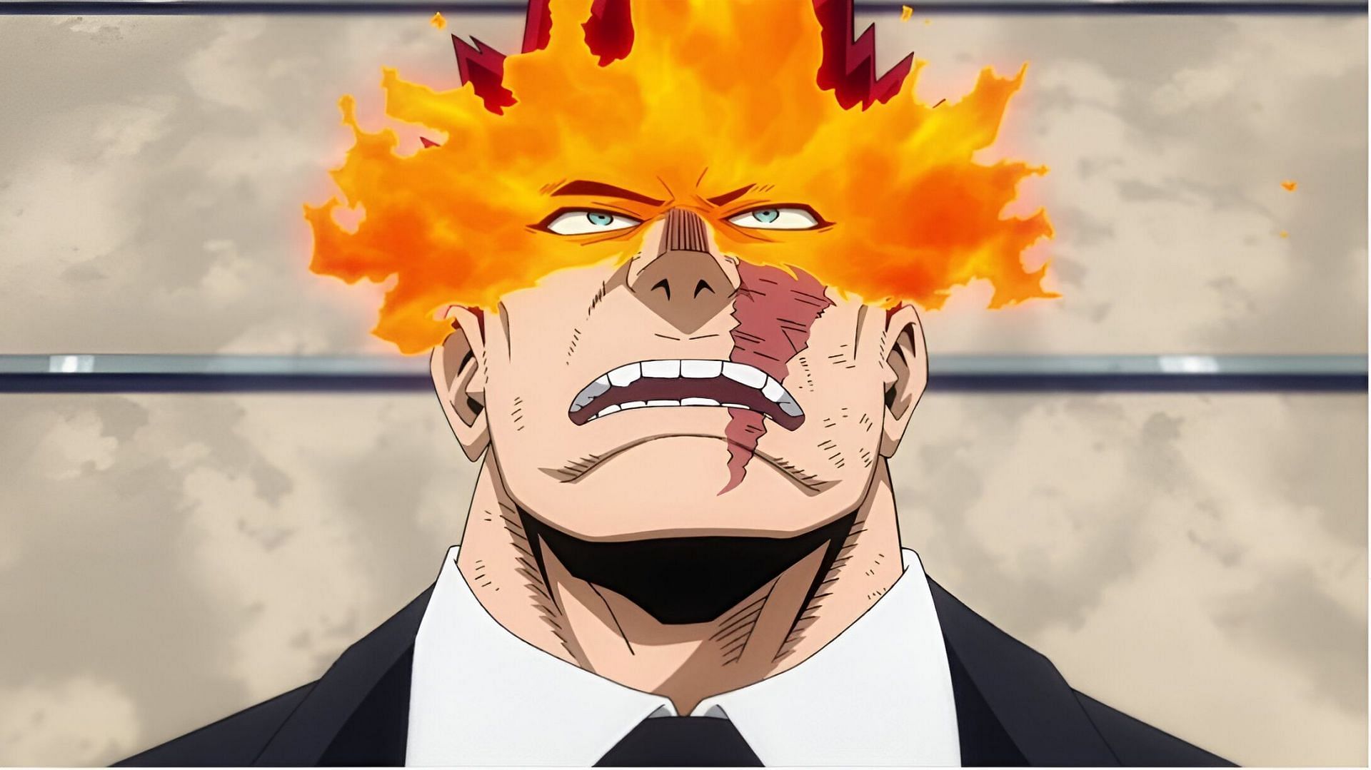 Endeavor as seen in the anime (Image via Bones Inc.)