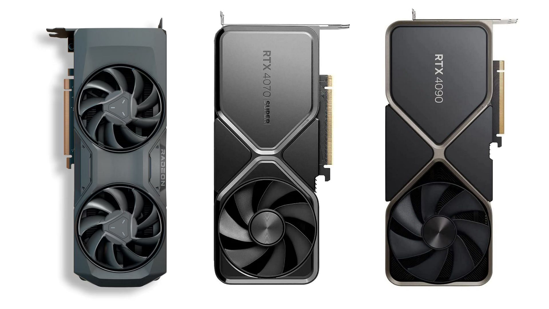 Multiple capable gaming GPUs can be paired with the Ryzen 7 9800X3D (Image via Amazon and AMD)