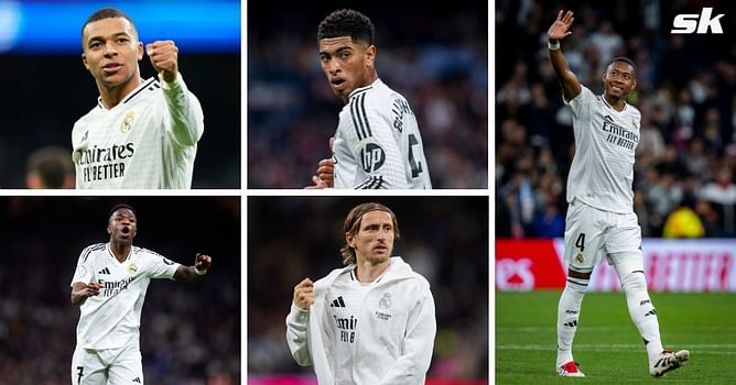 Kylian Mbappe, Vinicius Jr, Jude Bellingham and Luka Modric share messages as David Alaba returns to action for Real Madrid