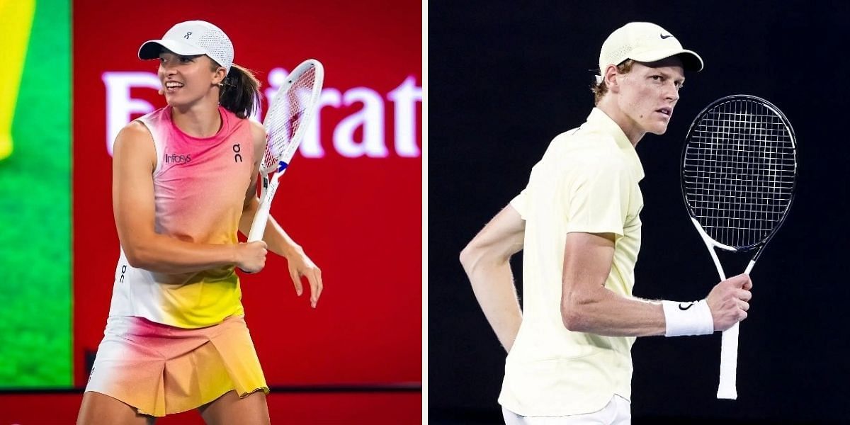 Iga Swiatek and Jannik Sinner will be in action on Day 9 of the Australian Open (Image Source: Getty)