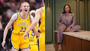 Steph Curry's wife Ayesha Curry reacts as Cameron Brink expresses wish to hit the strip club with Curry gang