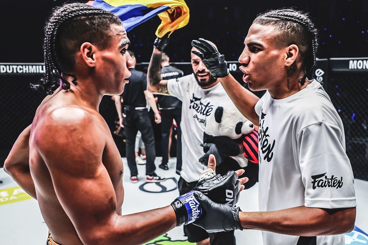 Estupinan twins Johan (left) and Jordan (right). [Photo from ONE Championship]