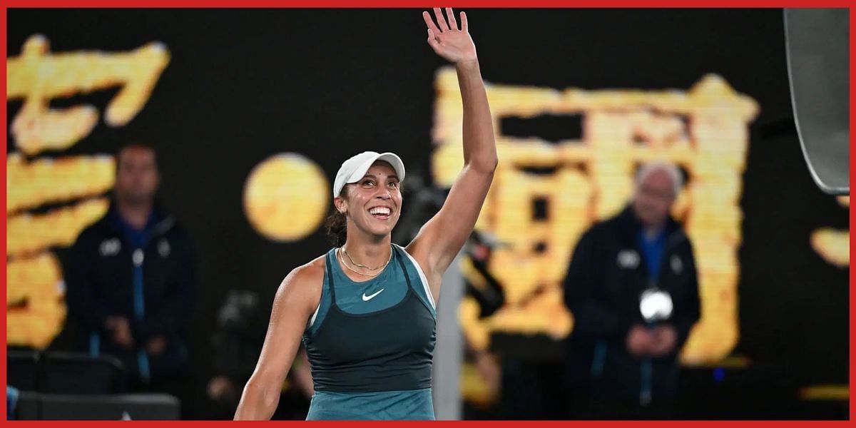 Madison Keys is through to the Australian Open final. (Source: Getty)