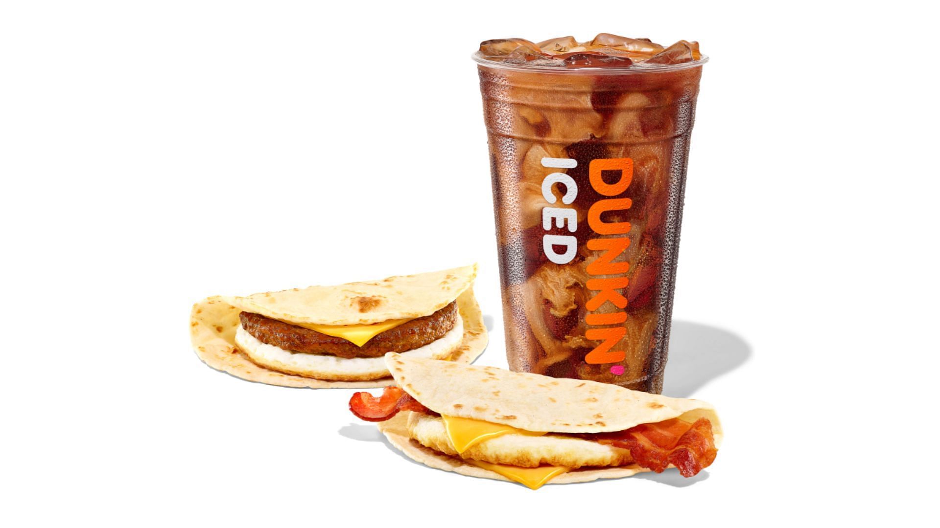 Dunkin&#039; $5 Meal Deal- Medium coffee and two Wake-Up Wrap&reg; sandwiches (Image via Dunkin&#039;)