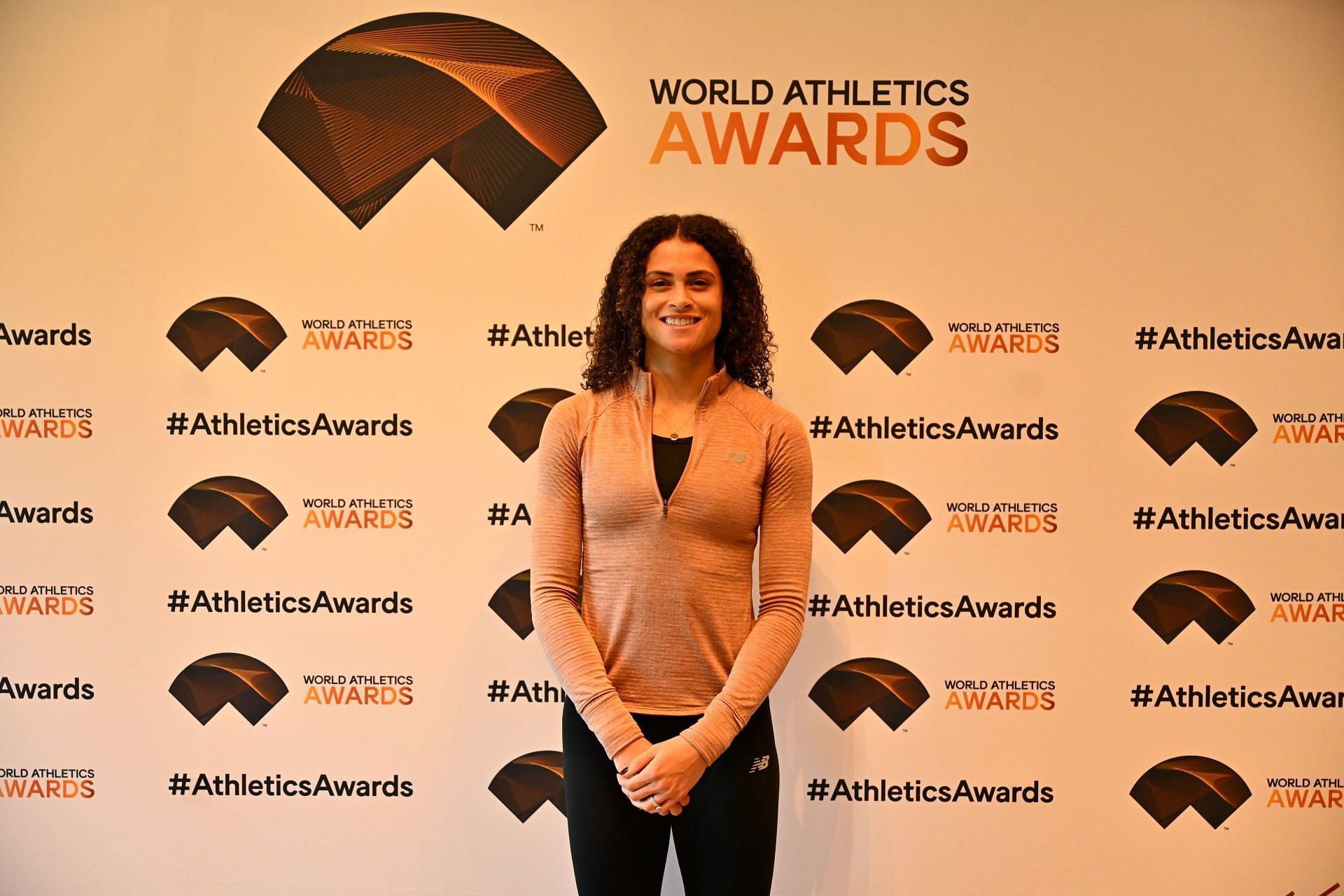 Sydney McLaughlin-Levrone at the World Athletics Awards Ceremony in Monaco, Monaco. (Photo via Getty Images)