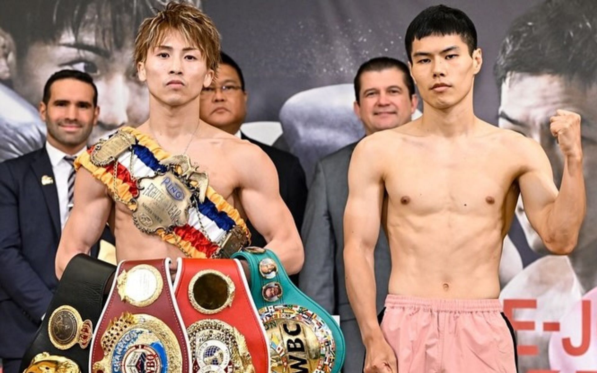 Naoya Inoue vs. Ye Joon Kim [Images courtesy: @naoyainoue_410 on Instagram]