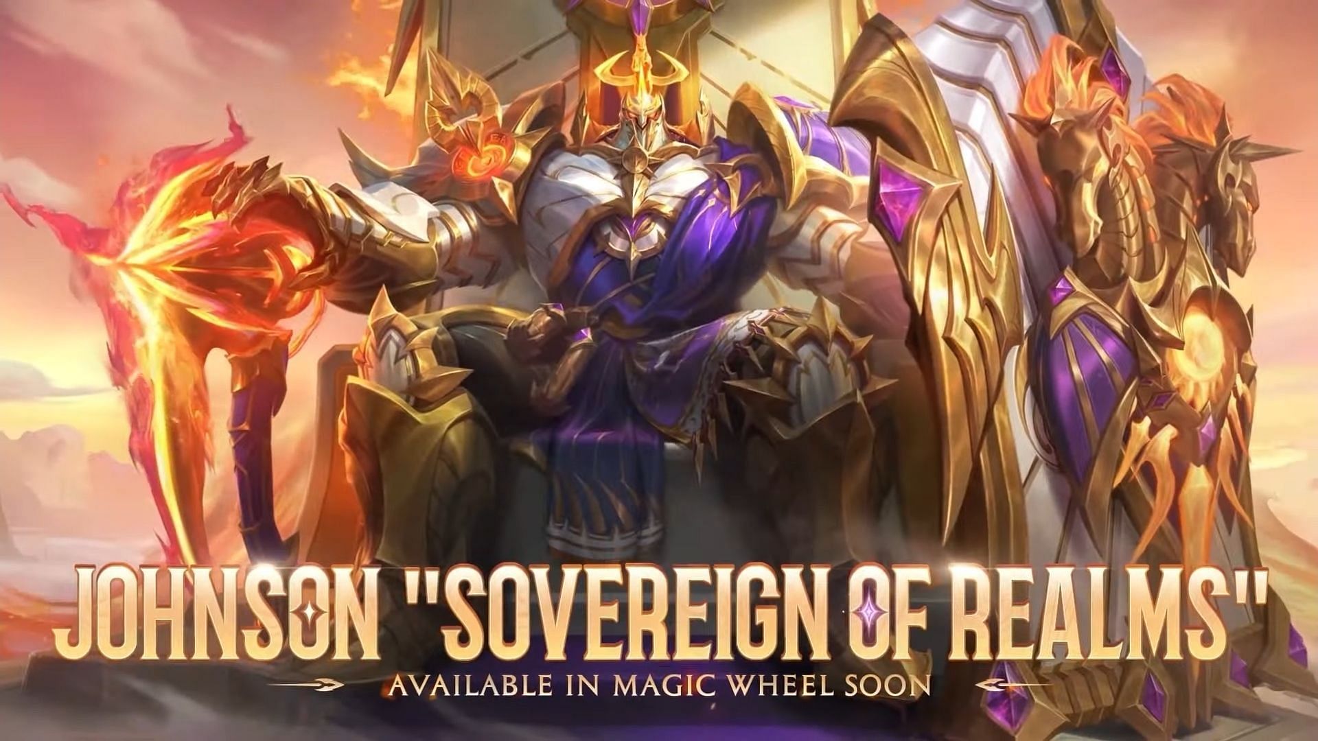 Mobile Legends Bang Bang Johnson &quot;Sovereign of Realms&quot; Legend Skin 