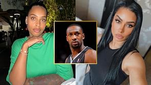 Gilbert Arenas' girlfriend Melli Monaco & ex Laura Govan highlight Hamiley Arenas' jaw-dropping plays with Notre Dame