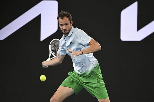 Daniil Medvedev at the 2025 Australian Open. Image: Getty