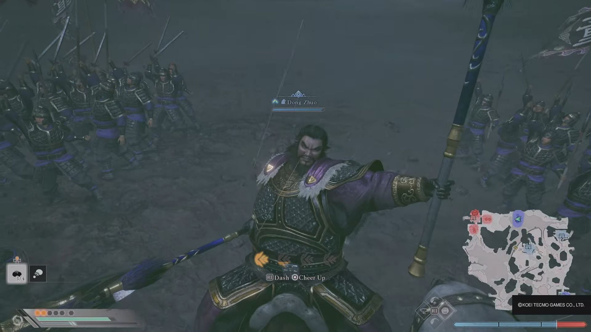 Dong Zhuo in Dynasty Warriors Origins (Image via Koei Tecmo)