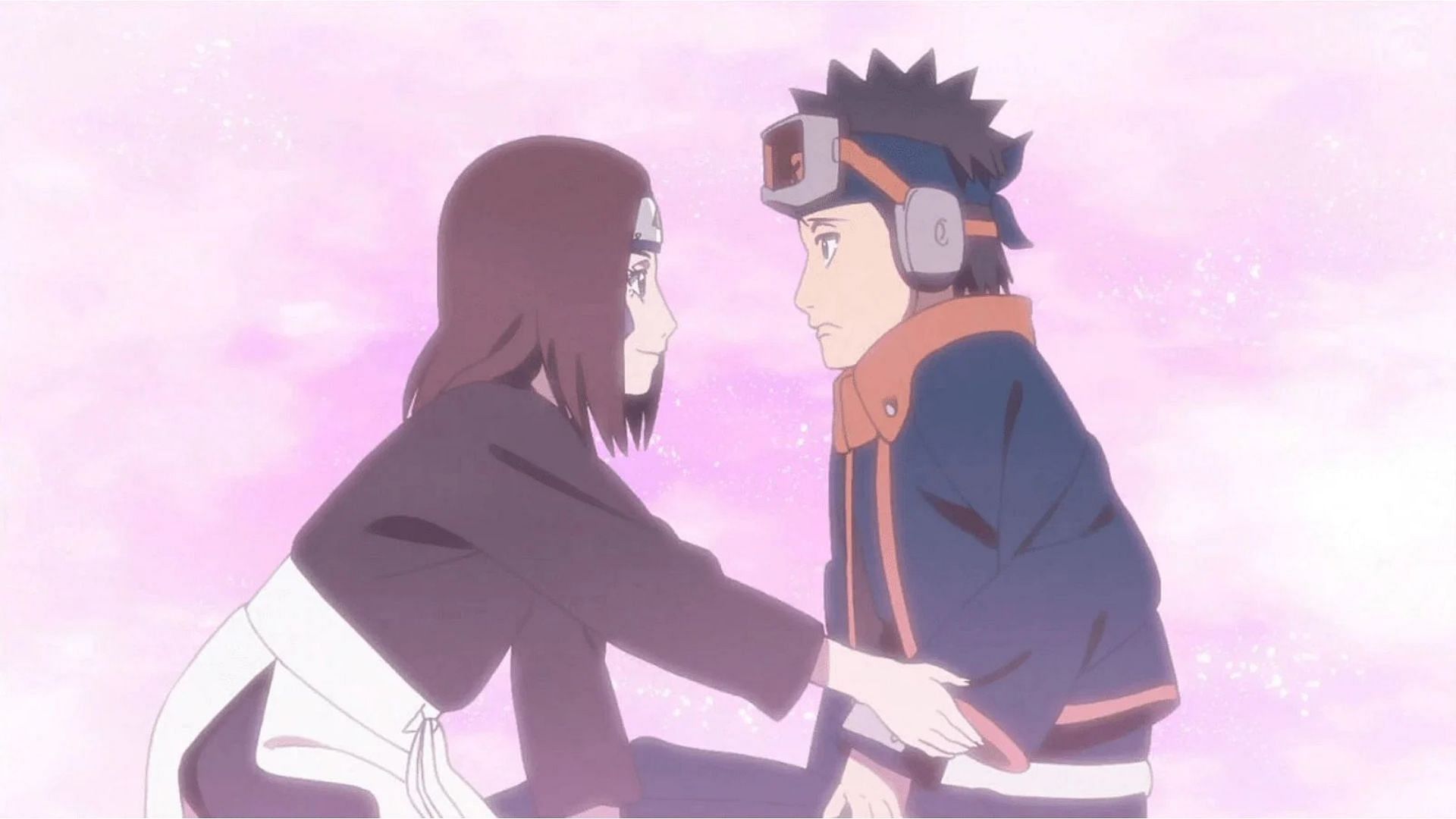 Rin Nohara and Obito Uchiha (Image via Studio Pierrot)