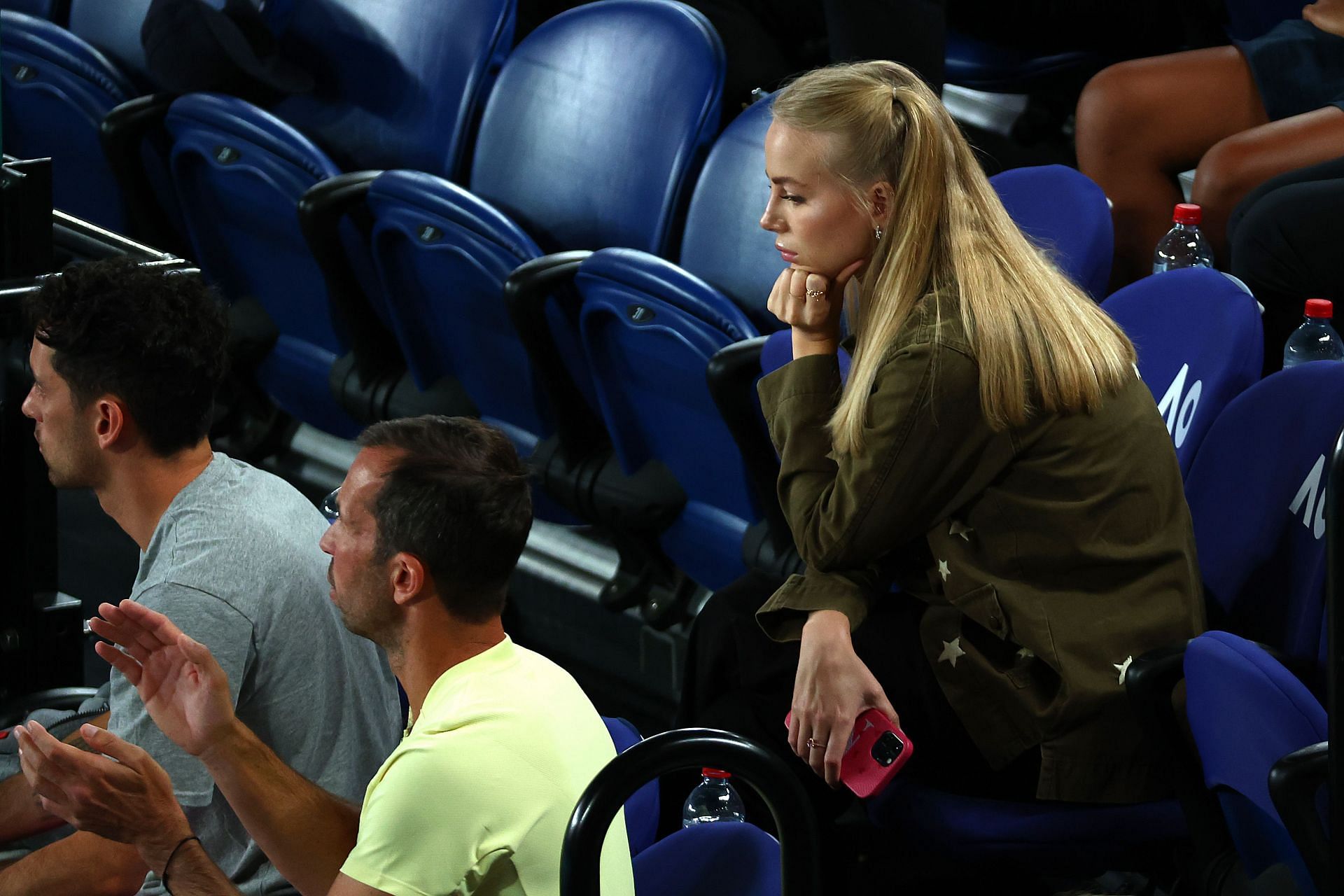 Ivana Nedved at Sebastian Korda&#039;s match (Getty)