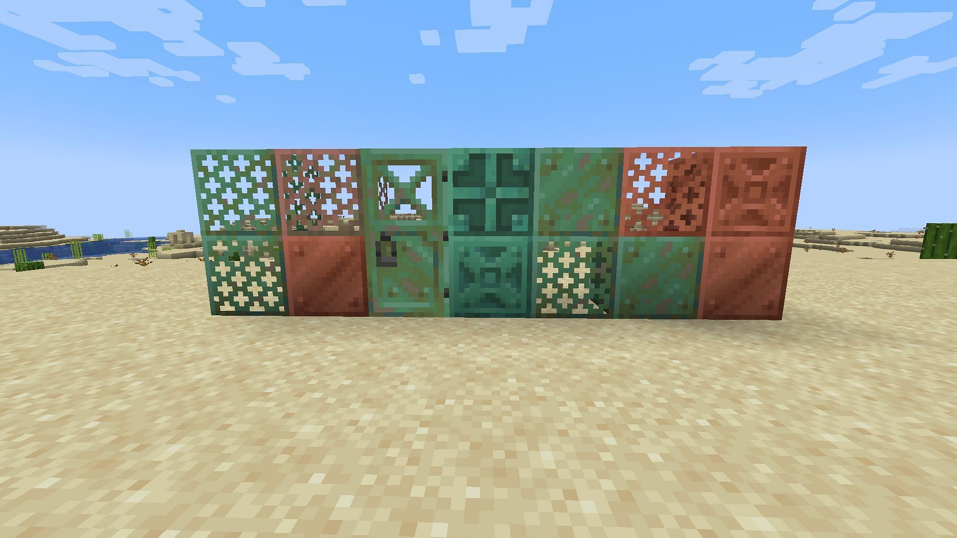 Copper is one of the biggest families of blocks in Minecraft (Image via Mojang Studios)