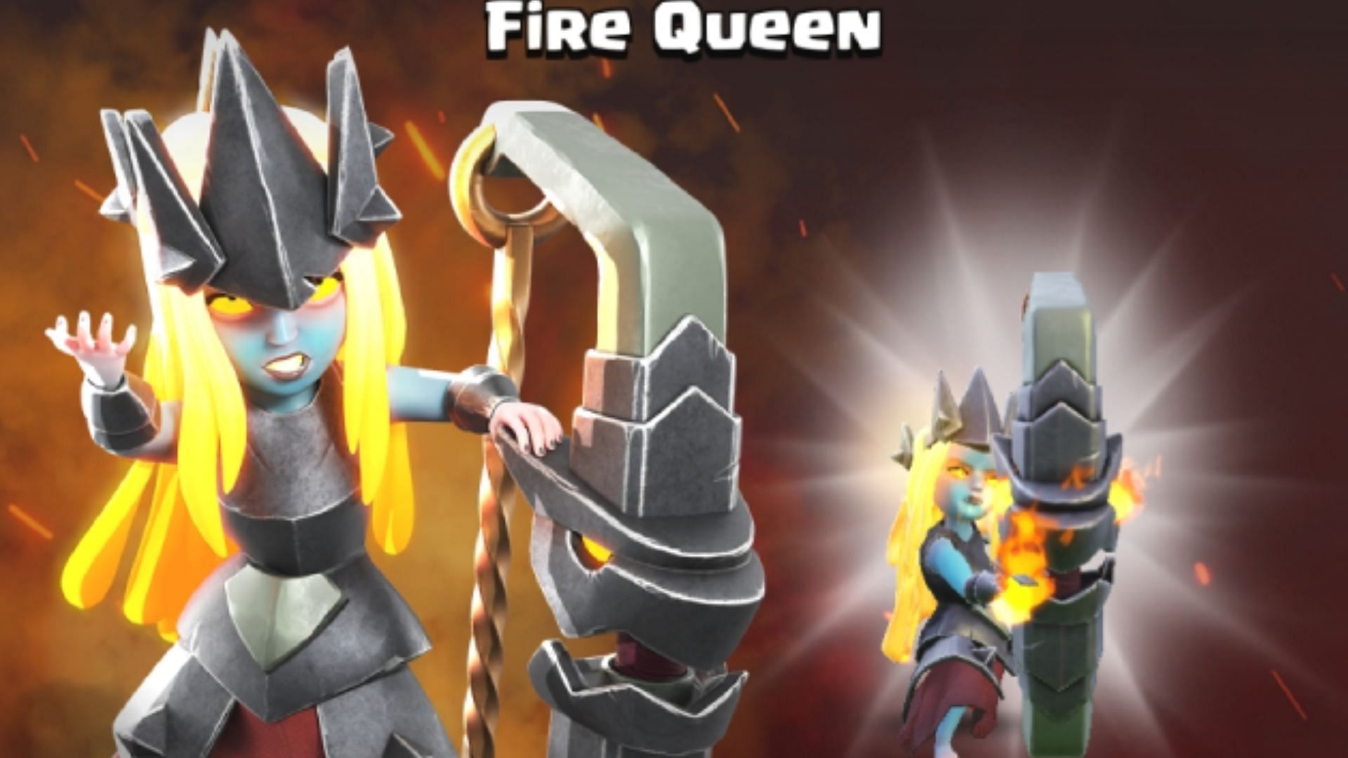 The Fire Queen has arrived in Clash of Clans (Image via Supercell)