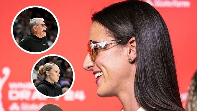 "He admits CC is the GOAT"- Caitlin Clark fans swipe at Geno Auriemma for claiming Paige Bueckers doesn't have to win NCAA title