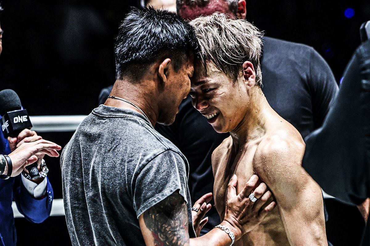 Rodtang (left) and Takeru (right). [Photo from ONE Championship]