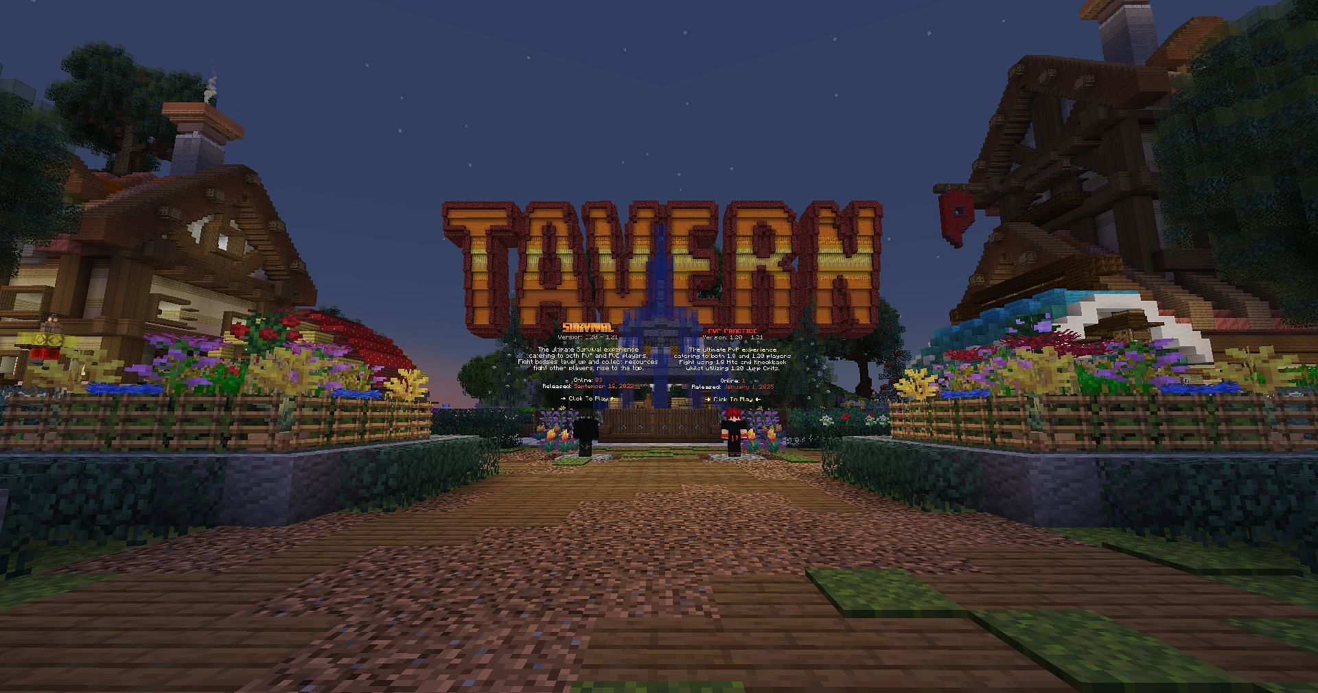 Tavern is a one-of-a-kind server (Image via Mojang Studios)