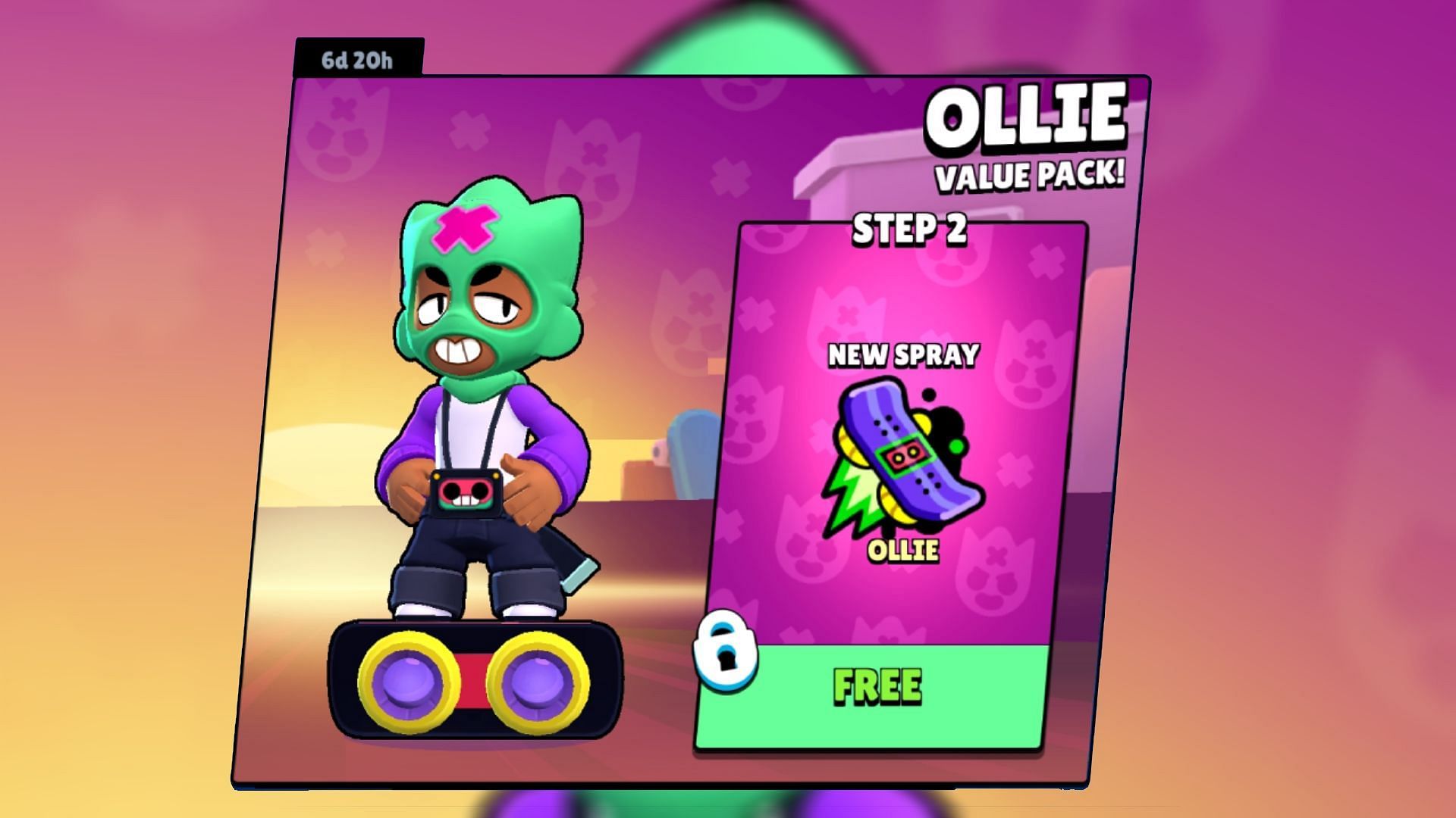 Ollie Value Pack has arrived in Brawl Stars (Image via Supercell)