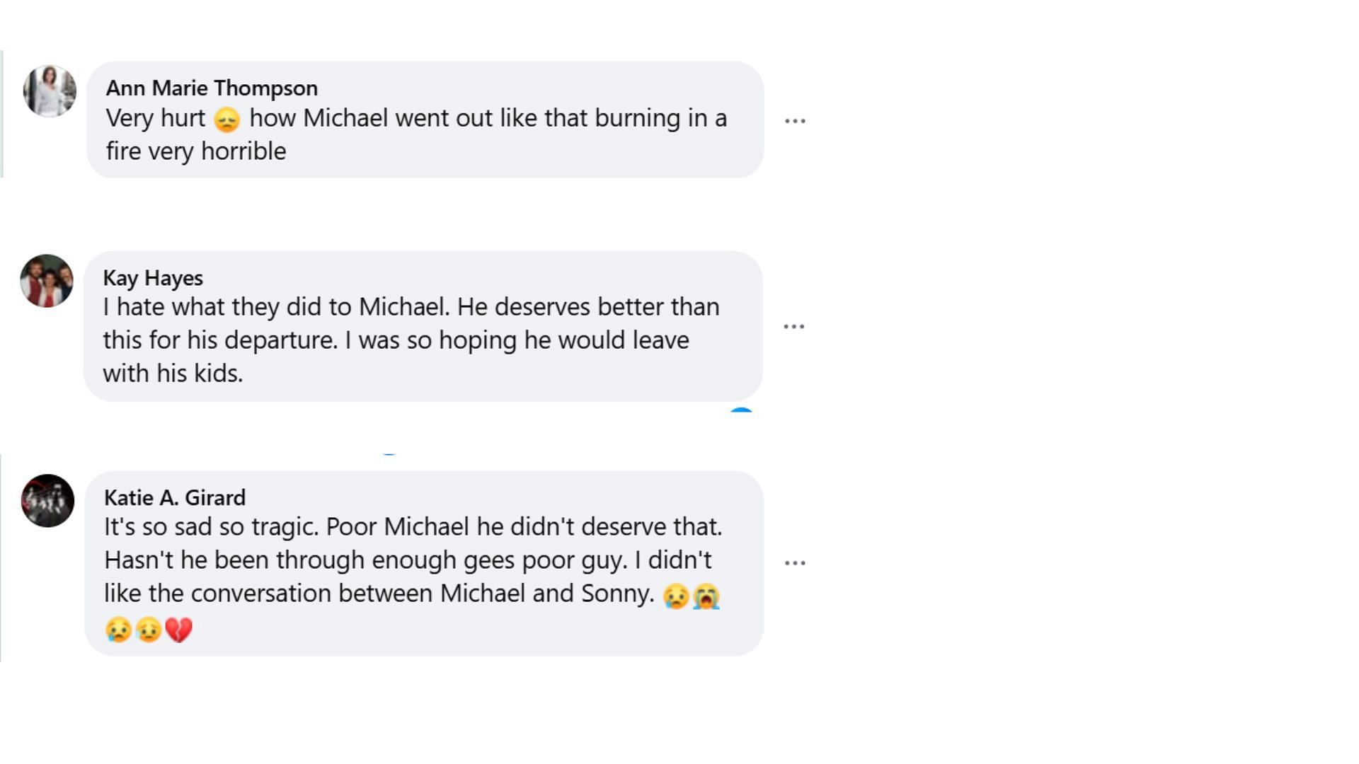 Fans unhappy with Michael&#039;s exit plot (Image via Facebook/@General Hospital Fans-Official)