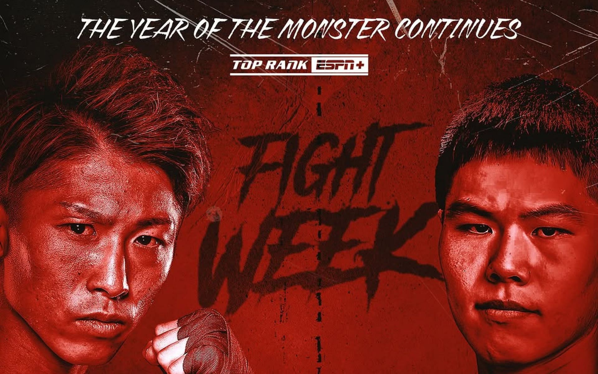 Naoya Inoue (left) will attempt to defend his undisputed super bantamweight throne against Ye Joon Kim (right) [Image courtesy: @toprank on Instagram]