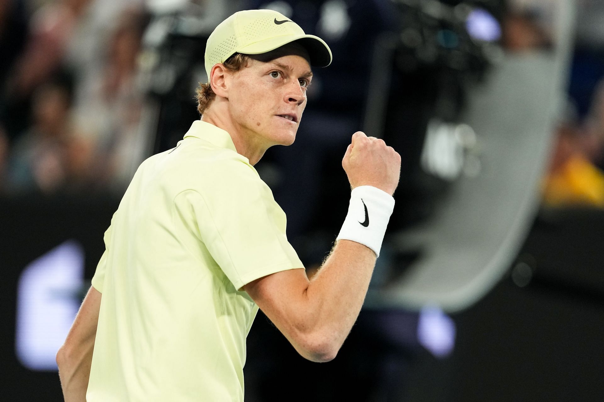 Jannik Sinner at the 2025 Australian Open - Source: Getty