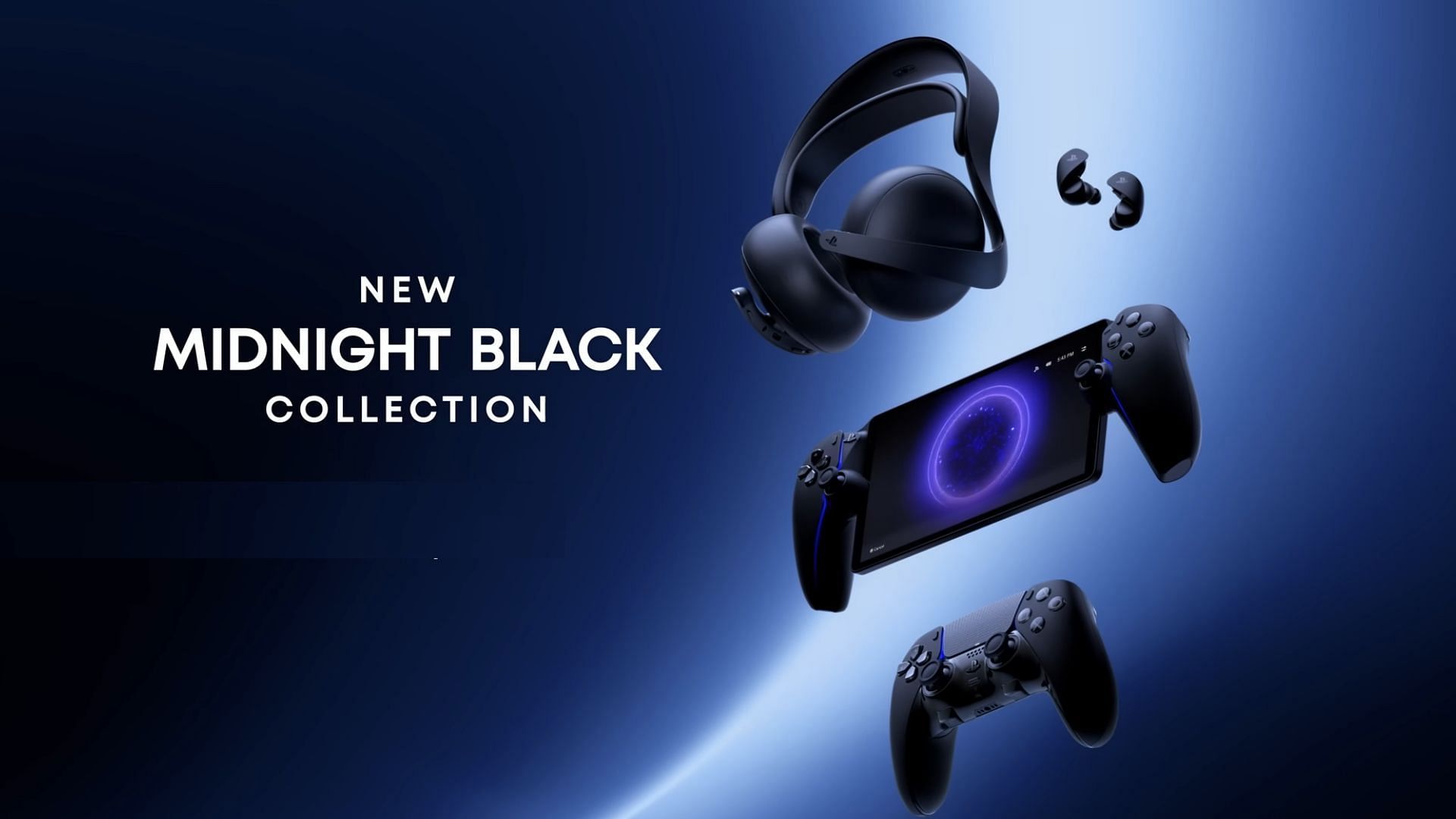 PS5 Midnight Black Collection (Image via Sony)