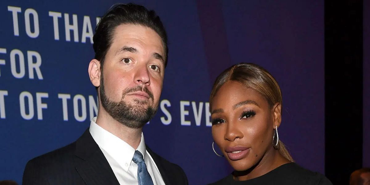 Alexis Ohanian (left) and Serena Williams (right), Source: Getty