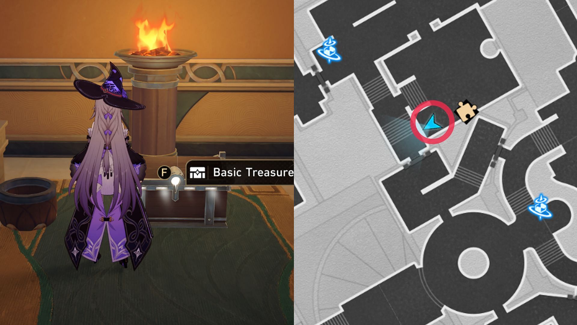 Location of Basic Treasure Chest #13 (Image via HoYoverse)