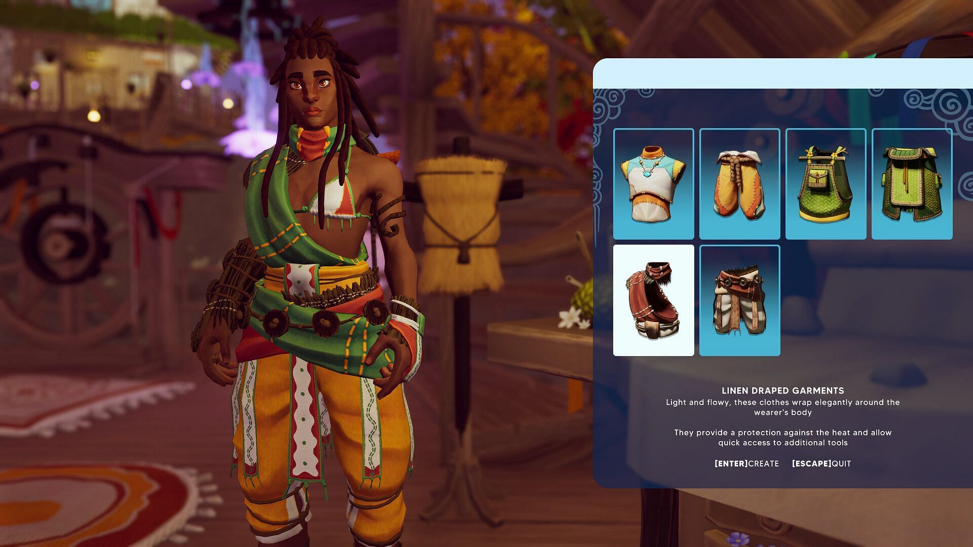 All the crafting recipes you can find in Aloft (Image via Funcom)