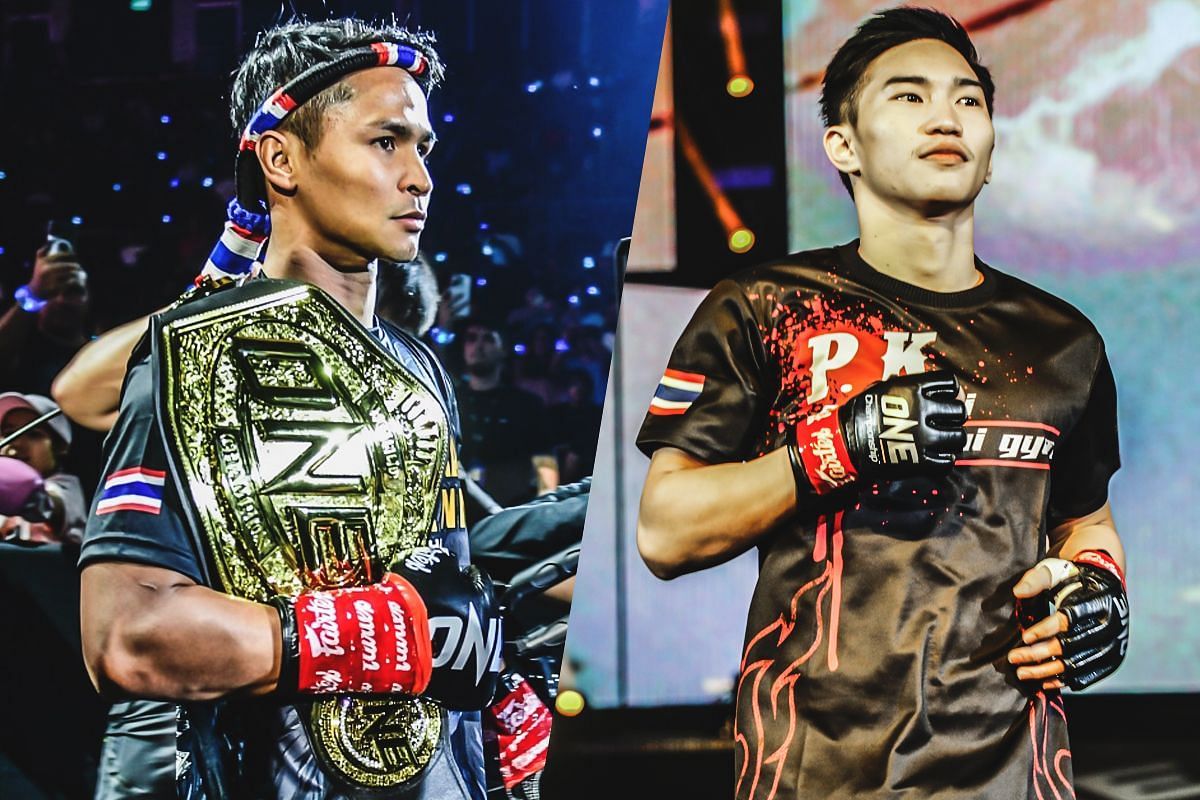 (From left) Superbon and Tawanchai PK Saenchai. 