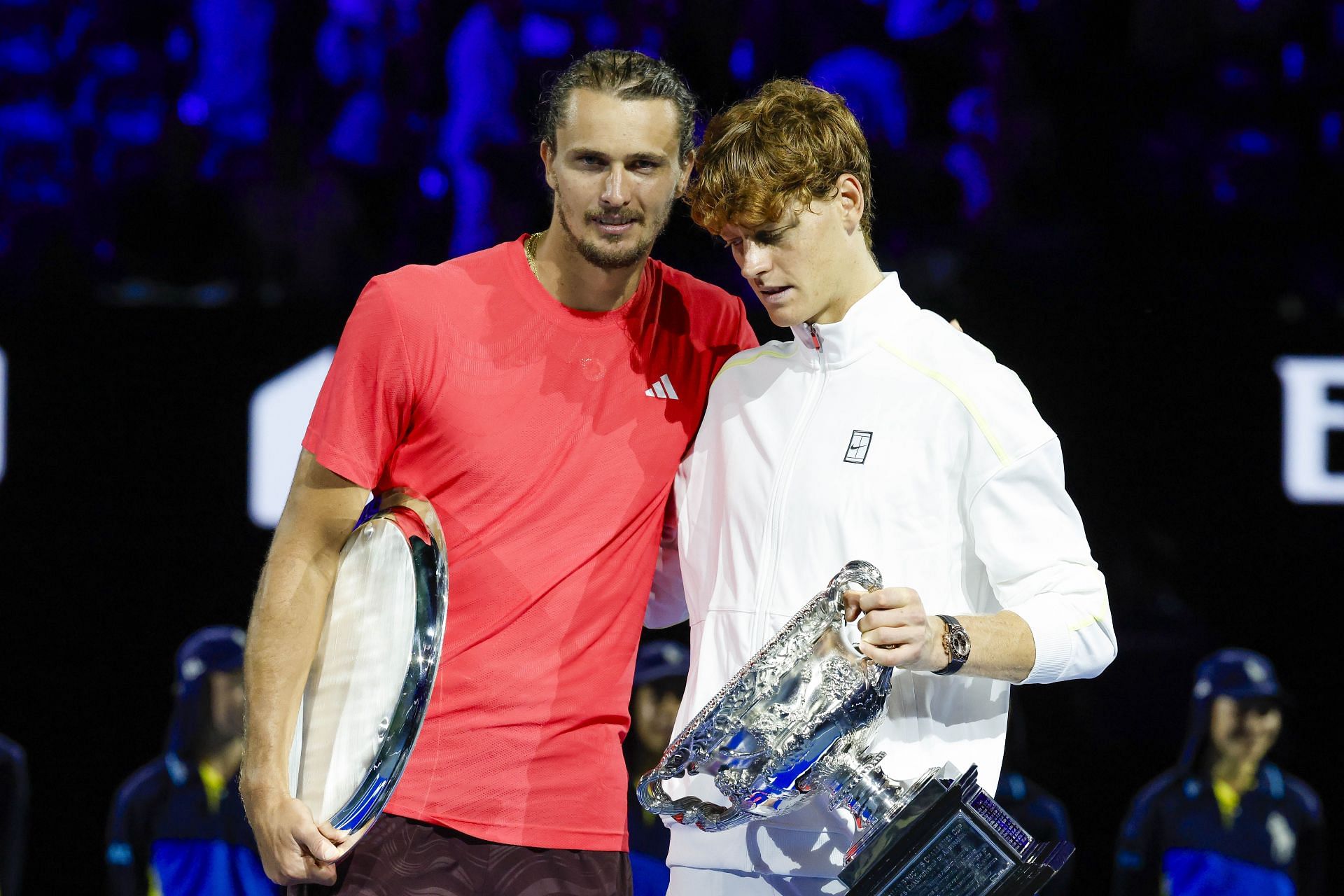 Alexander Zverev &amp; Jannik Sinner at the 2025 Australian Open [Image Source: Getty Images]