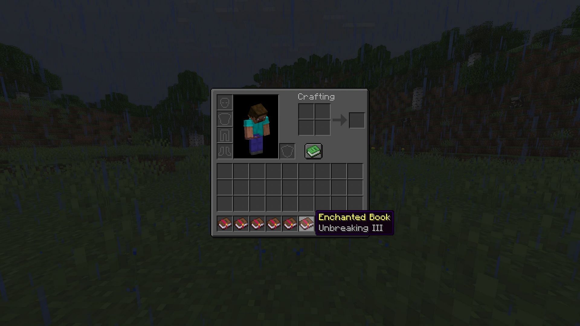 Unbreaking increases the durability of armor parts (Image via Mojang Studios)