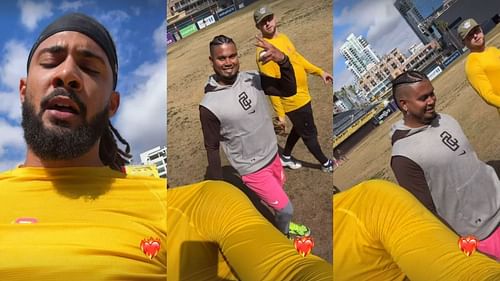 Screenshots of Fernando Tatis Jr.'s Instagram story (Source - Instagram/tatis)