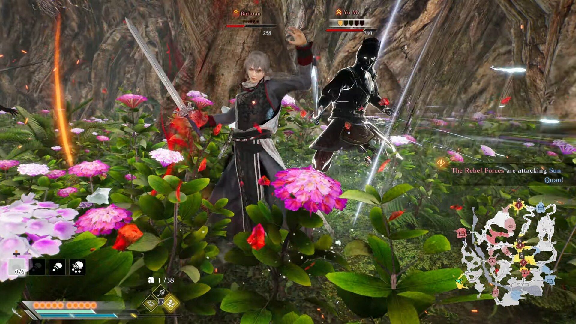 Save your allies from the enemy&#039;s advances (Image via KOEI TECMO GAMES)