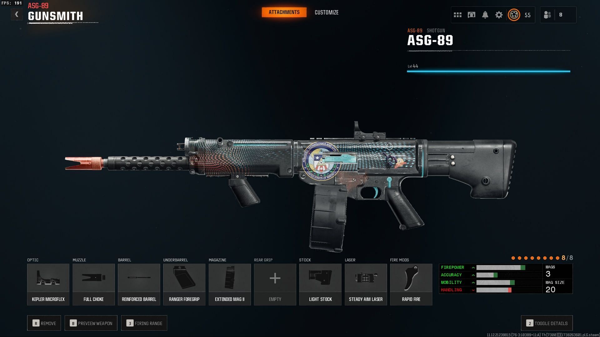 ASG-89 in Black Ops 6 Zombies (Image via Activision)