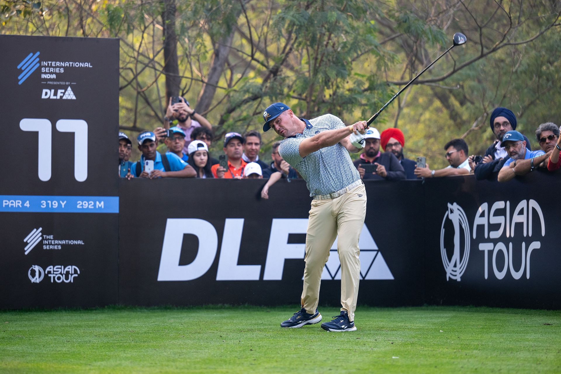 Bryson DeChambeau, 2025 International Series India (Image via Getty).