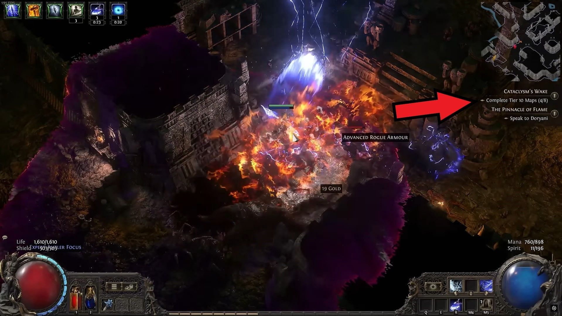 Cataclysm&#039;s Wake mission in Path of Exile 2 (Image via GGG)