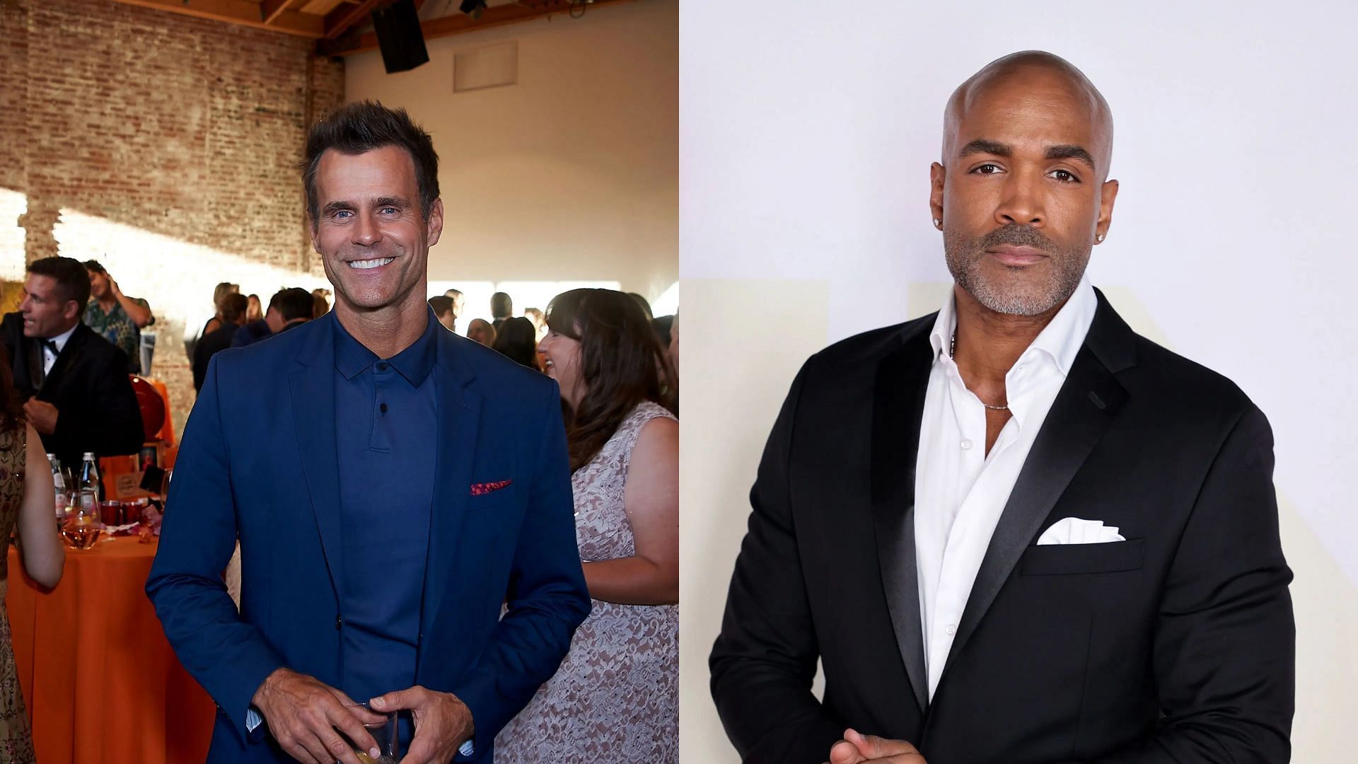 Cameron Mathison and Donnell Turner play Drew and Curtis on General Hospital (Image via Getty)