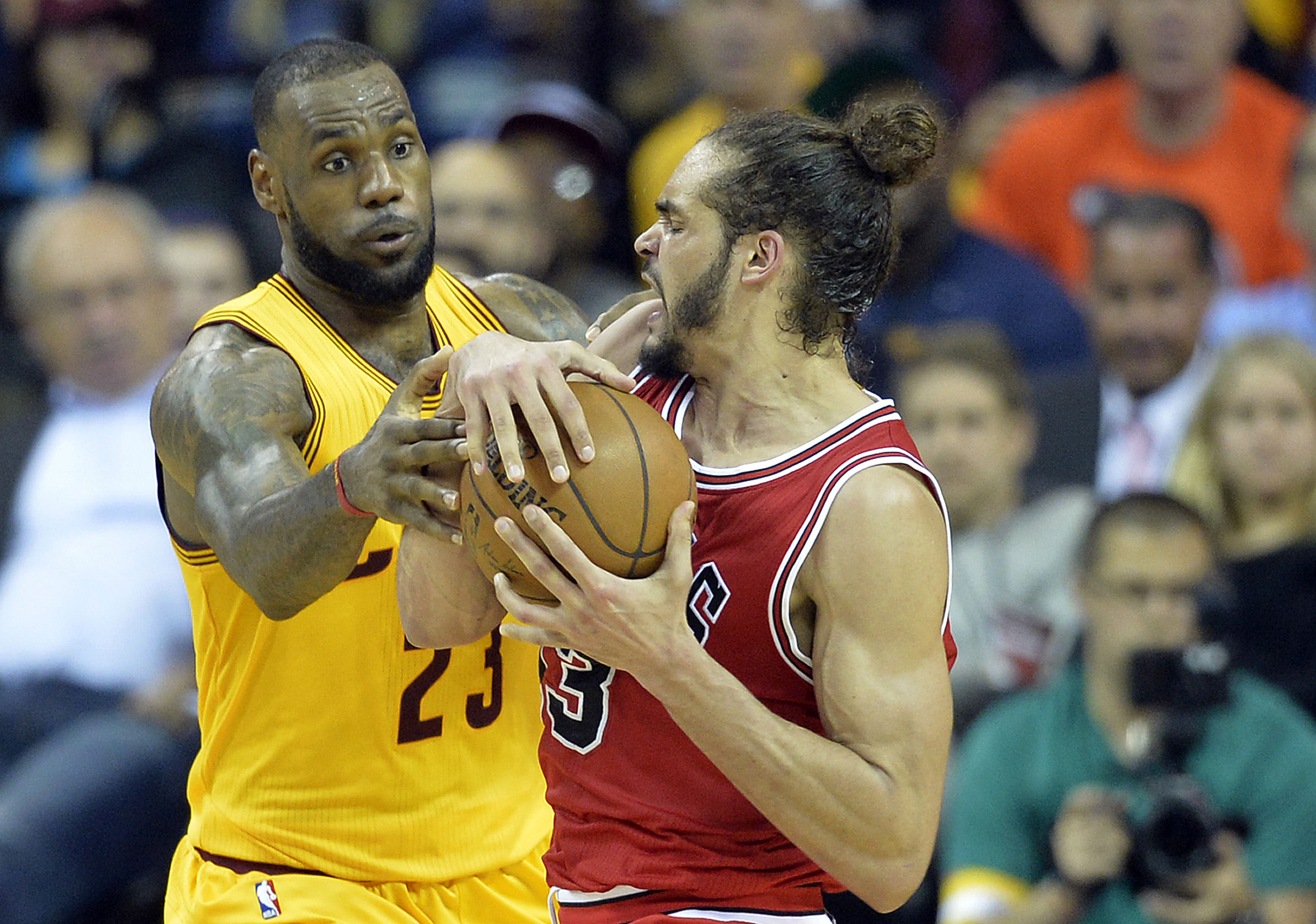 Joakim Noah admits beef with LeBron James is not settled. (Photo: IMAGN)