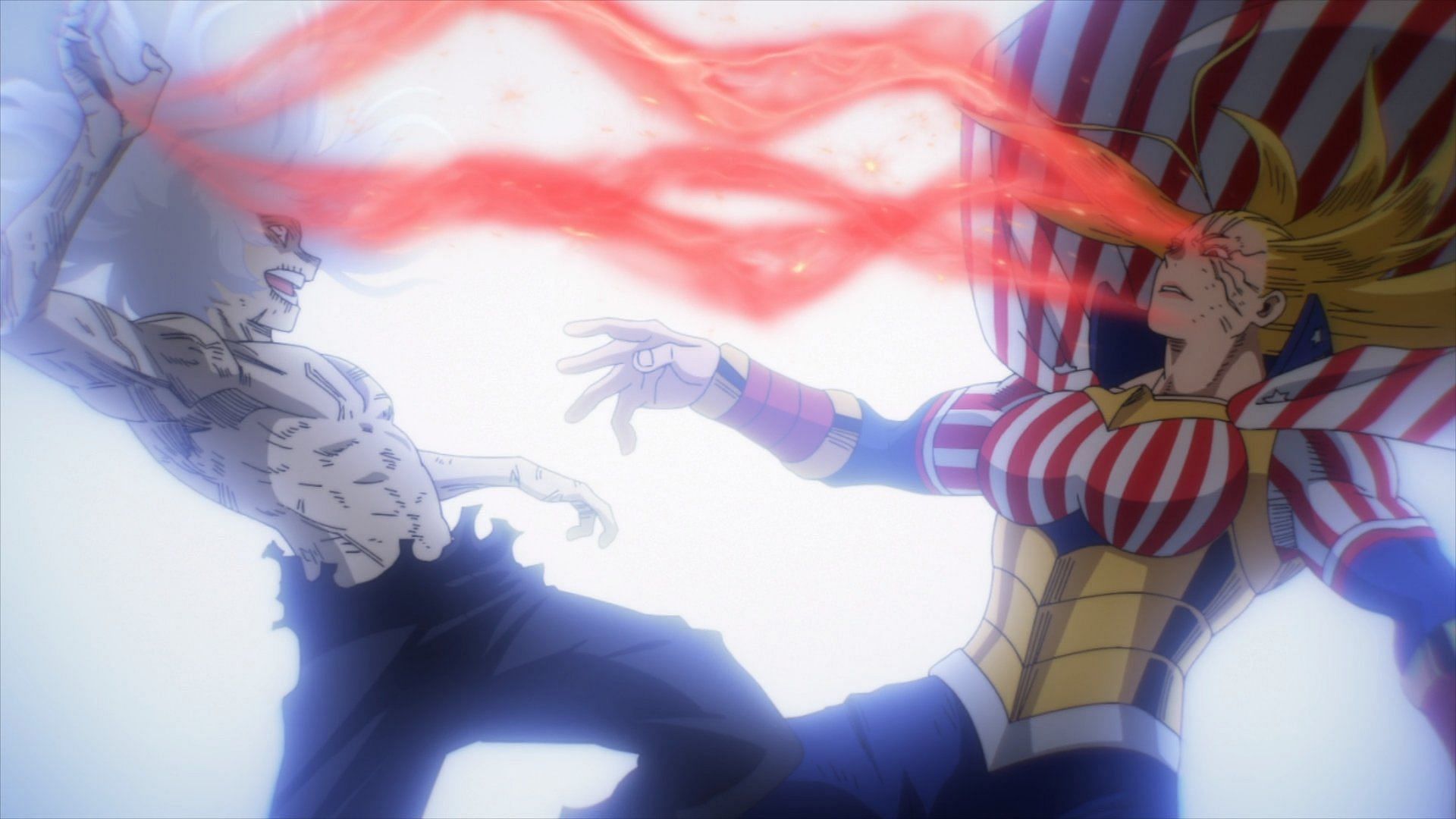 Shigaraki vs Star and Stripe (Image via Studio Bones)