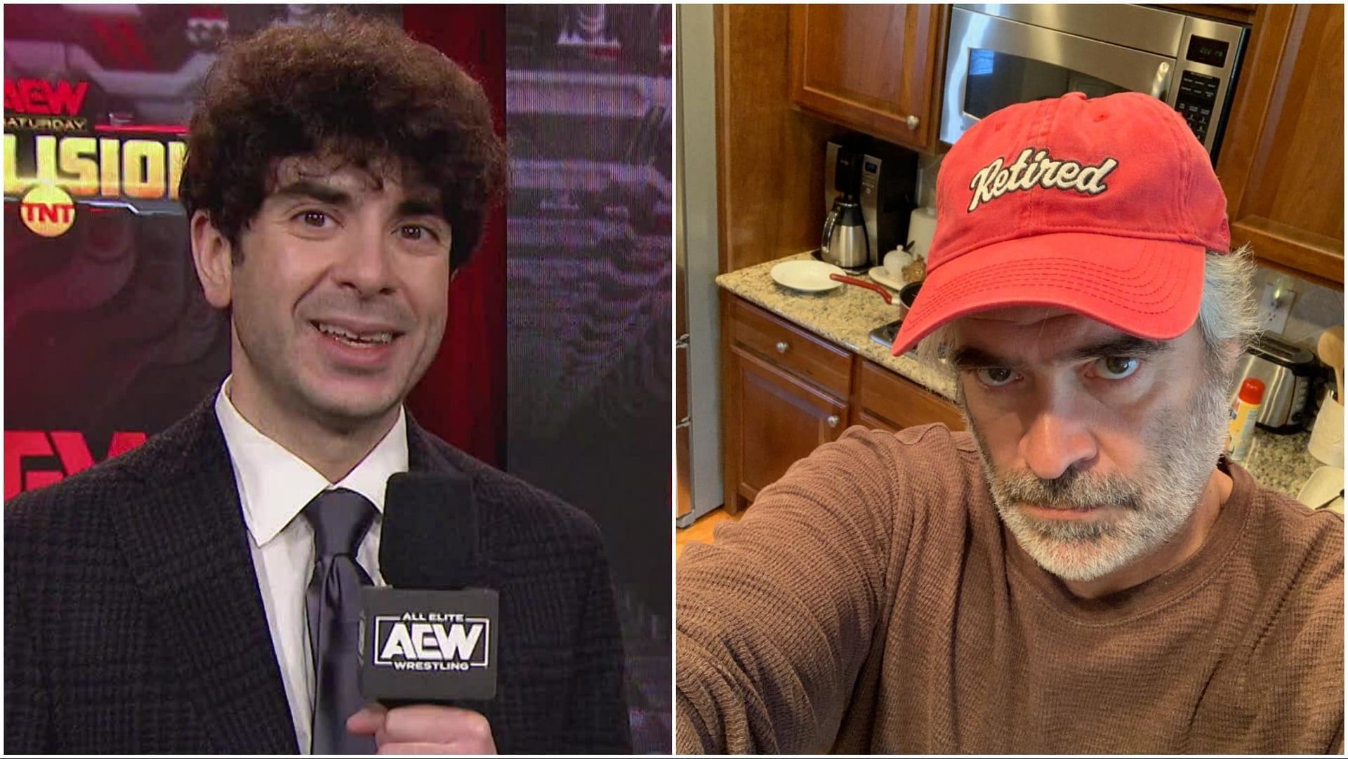 AEW President Tony Khan on Collision, Vince Russo is retired (Photo Credits: AEW on X, Vince Russo on Instagram)