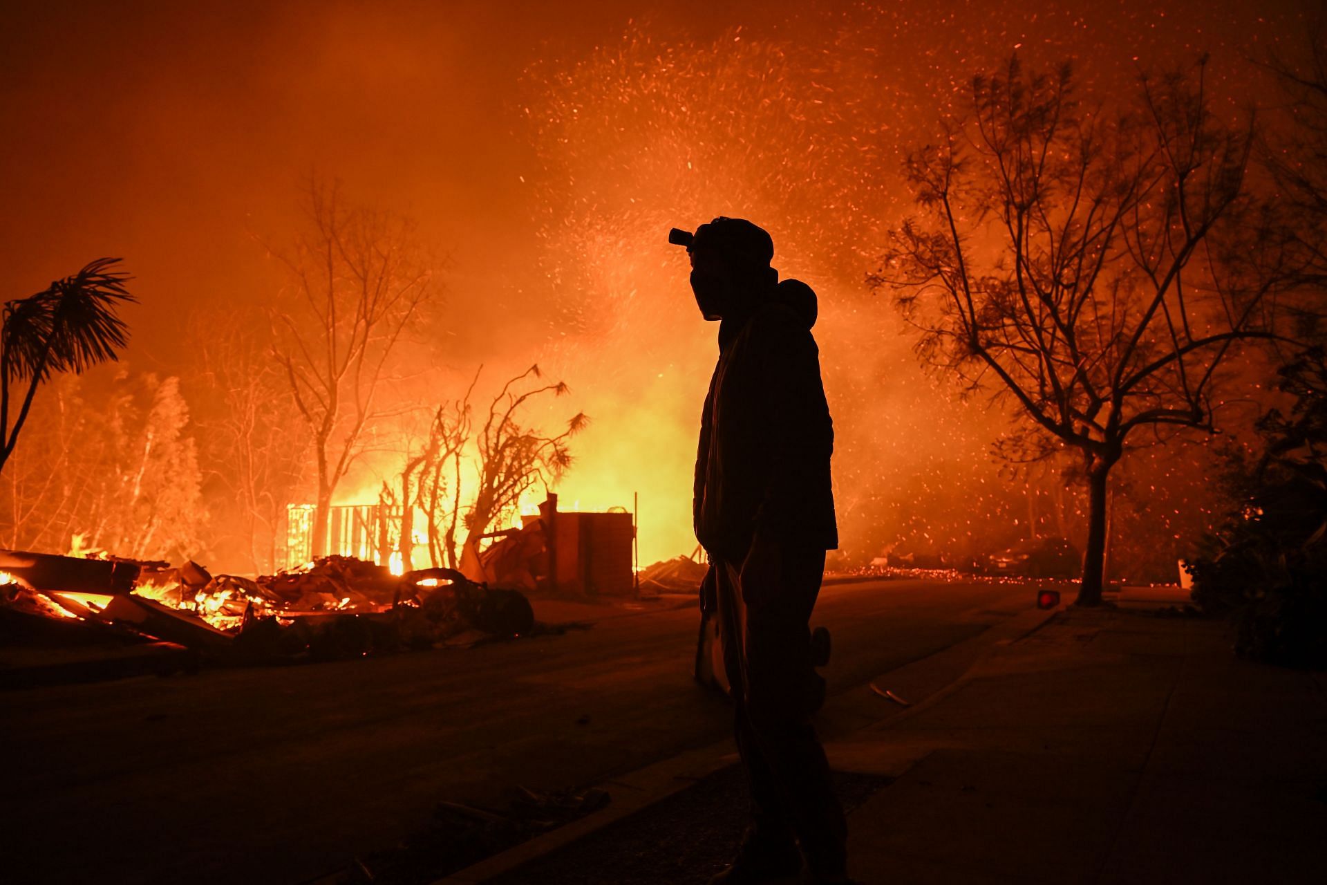 Wildfires tear through Los Angeles - Source: Getty