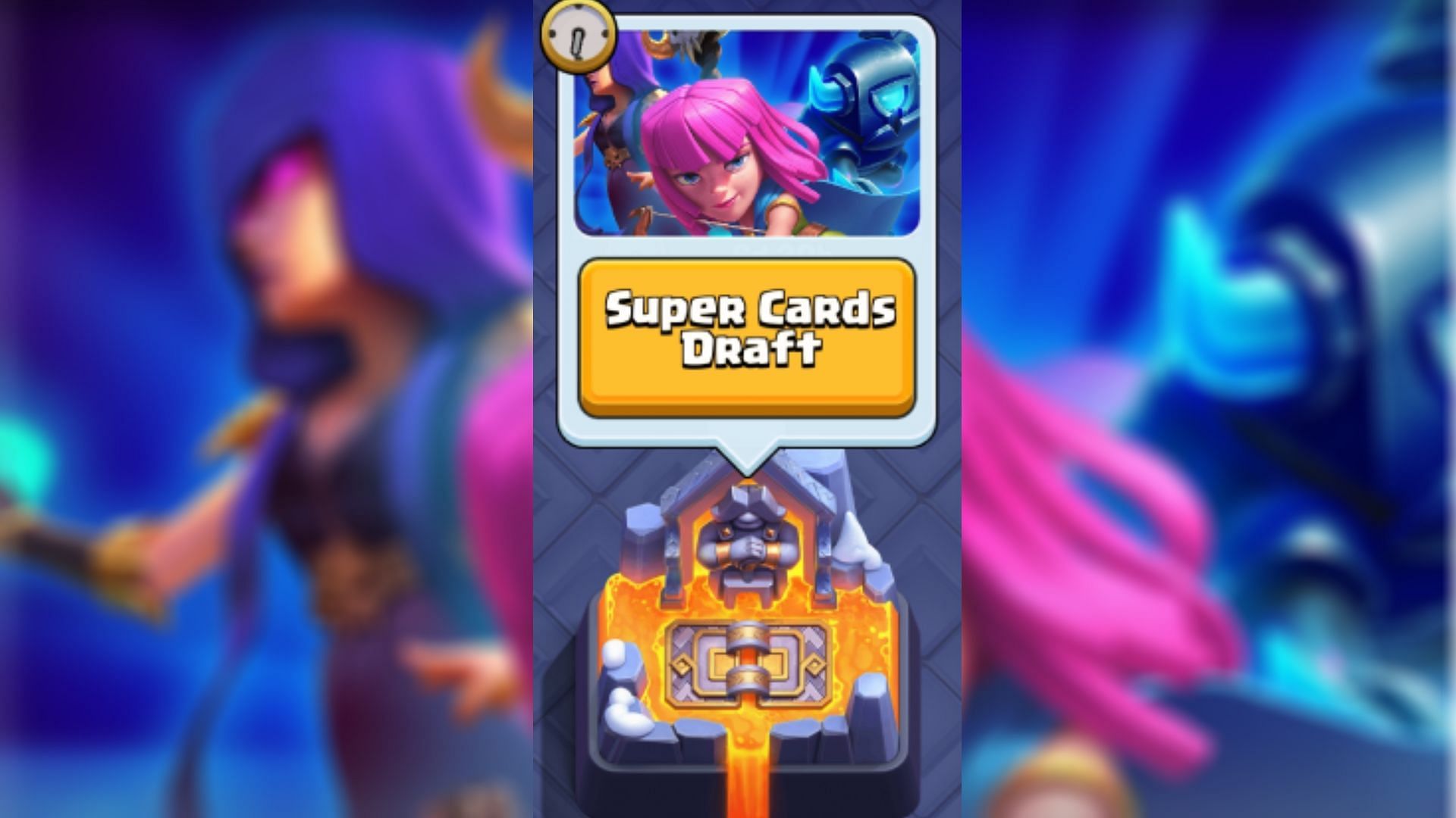 The Super Cards Draft event has arrived in Clash Royale (Image via Supercell)