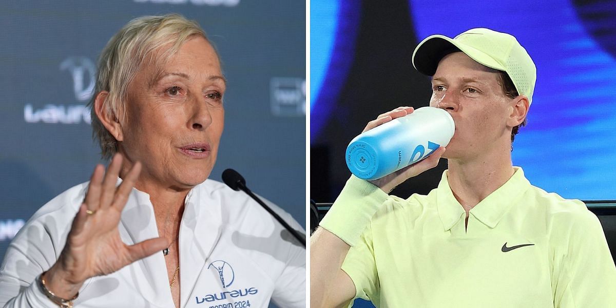 Martina Navratilova scandalized at the idea of Jannik Sinner potentially missing multiple Slams (Source: Getty)