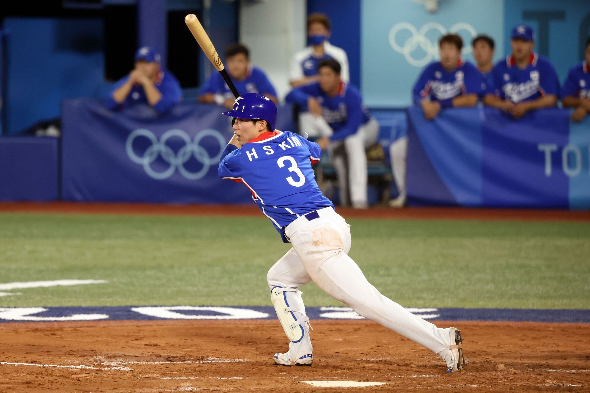 Republic of Korea v United States - Baseball - Kim Hye-Seong (Photo via Getty)