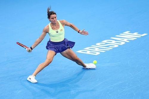 Emma Navarro at the Brisbane International 2024. (Photo: Getty)