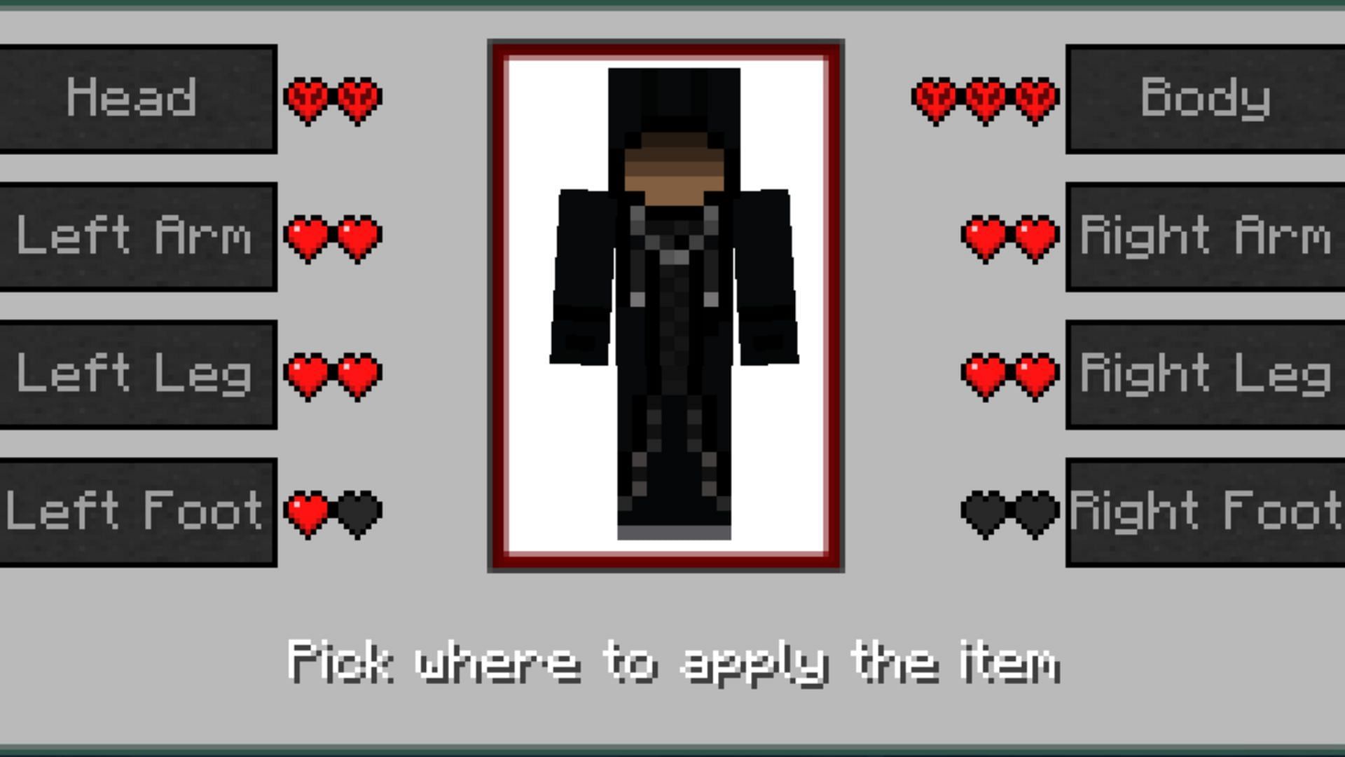 First Aid mod brings a difficult health system (Image via Mojang Studios || CurseForge/@ichttt)