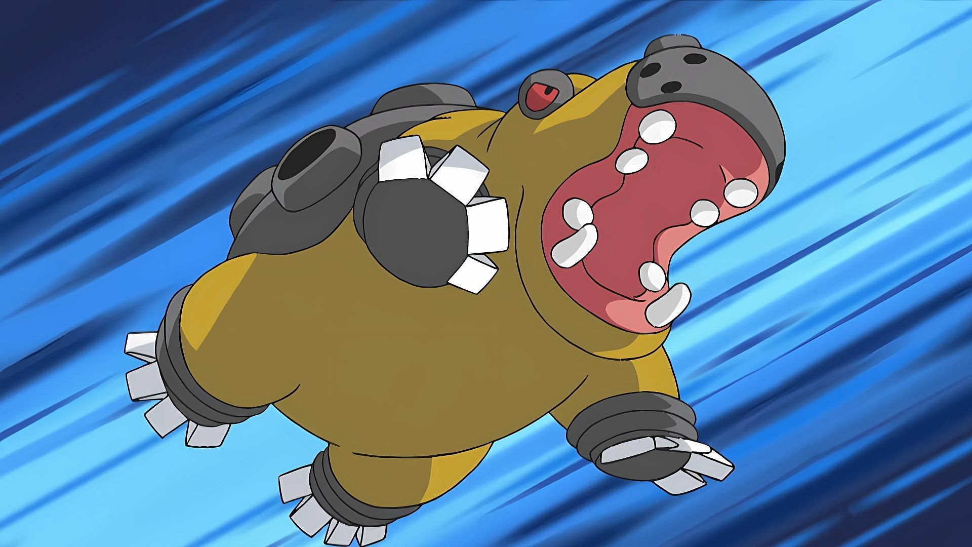 Hippowdon, as seen in the anime. (Image via The Pokemon Company)