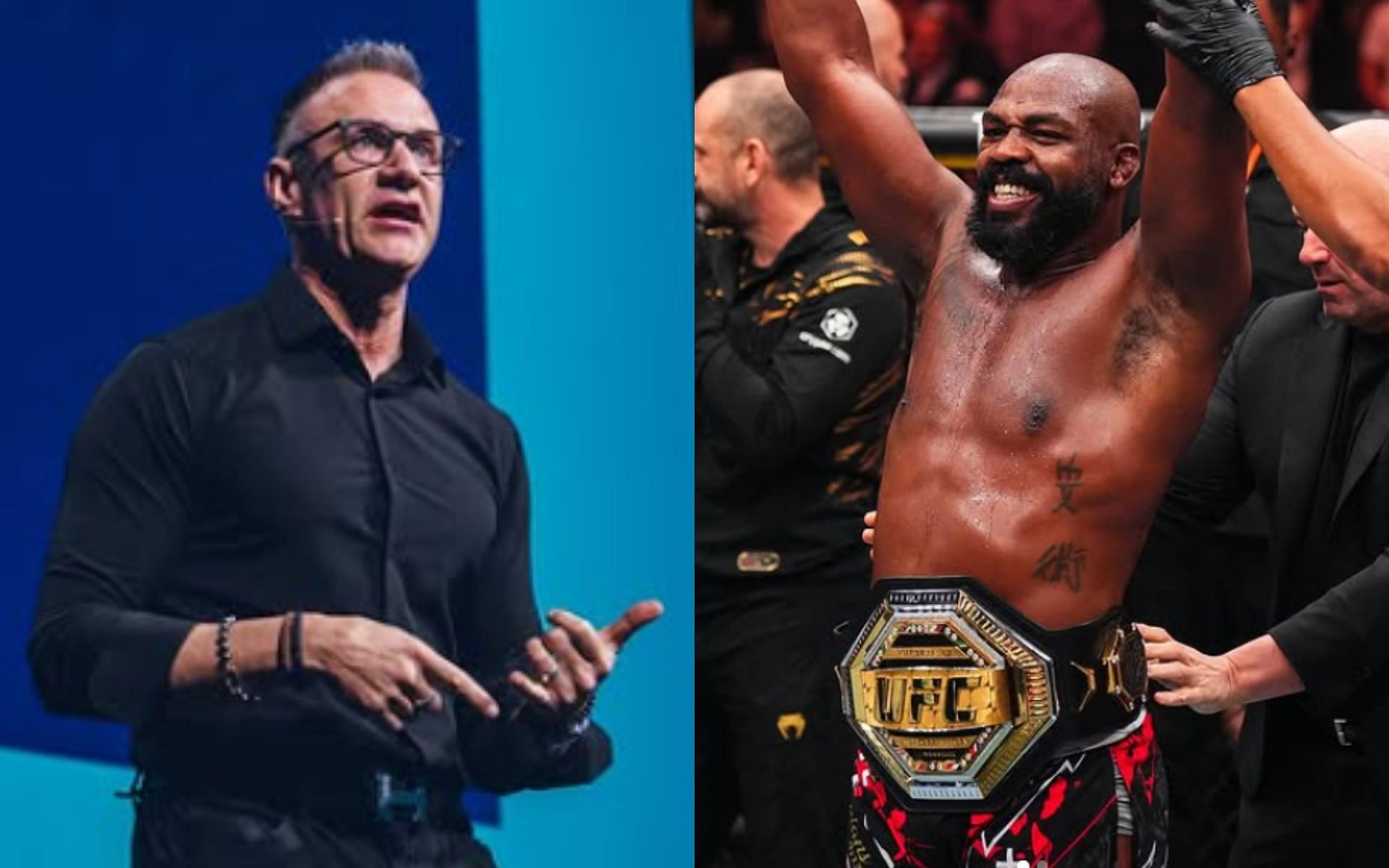 Biologist Gary Brecka (left) has worked with Jon Jones (right). [Images courtesy: @garybrecka and @jonnybones on Instagram]