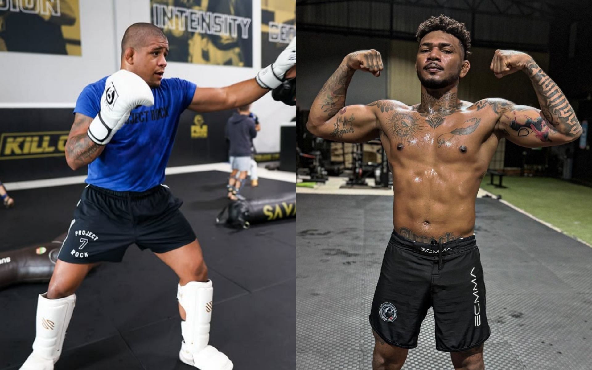 Gilbert Burns (left) sees a challenge in Michael Morales (righ). [Image credit: @gilbert_burns, @miichaelufc on Instagram]